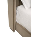 Modern European furniture - Velvet Channeled Queen Bed - www.oroa.com