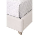 Modern European furniture - Velvet Channeled Queen Bed - www.oroa.com
