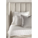 Cream Velvet California King Bed | Living Essentials Chandler