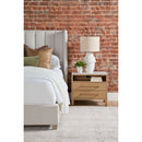 Channeled Velvet King Bed | Living Essentials Chandler