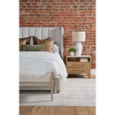 Channeled Velvet King Bed | Living Essentials Chandler