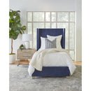 Blue Velvet Twin Bed | Living Essentials Chandler