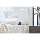 Wing-Shaped Headboard Queen Bed | Living Essentials Balboa
