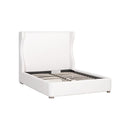 Wing-Shaped Headboard Queen Bed | Living Essentials Balboa