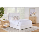 Wing-Shaped Headboard Queen Bed | Living Essentials Balboa