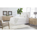 Wing-Shaped Headboard Queen Bed | Living Essentials Balboa