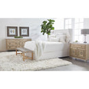 Wing-Shaped Headboard Queen Bed | Living Essentials Balboa