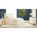 Wing-Shaped Headboard Queen Bed | Living Essentials Balboa