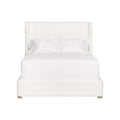 Wing-Shaped Headboard Queen Bed | Living Essentials Balboa