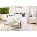 Wing-Shaped Headboard Queen Bed | Living Essentials Balboa