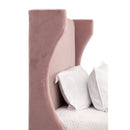 Velvet Winged Twin Bed | Living Essentials Balboa