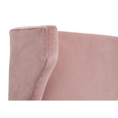 Velvet Winged Twin Bed | Living Essentials Balboa