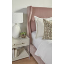Velvet Winged Twin Bed | Living Essentials Balboa