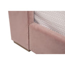 Velvet Winged Twin Bed | Living Essentials Balboa