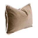 Brown Velvet Lumbar Pillows (2) | Living Essentials The Not So Basic