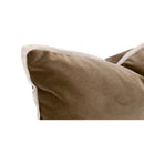 Brown Velvet Lumbar Pillows (2) | Living Essentials The Not So Basic