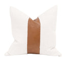White Boucle Leather Pillows (2) | Living Essentials The Split Decision
