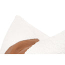 White Boucle Leather Pillows (2) | Living Essentials The Split Decision