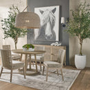 Round Oak Dining Table | Living Essentials Reeves
