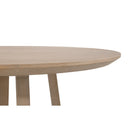Round Oak Dining Table | Living Essentials Reeves