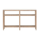 White Quartz Top Console Table | Living Essentials Emerie