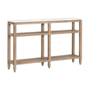 White Quartz Top Console Table | Living Essentials Emerie