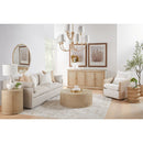 Pine Wood Cylindrical Accent Table | Living Essentials Pier