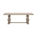 Extendable Gray Oak Dining Table | Living Essentials Monastery