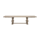 Extendable Gray Oak Dining Table | Living Essentials Monastery