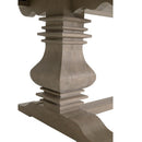 Extendable Gray Oak Dining Table | Living Essentials Monastery
