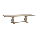 Extendable Gray Oak Dining Table | Living Essentials Monastery