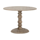Gray Pine Round Dining Table | Living Essentials Chelsea