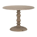 Gray Pine Round Dining Table | Living Essentials Chelsea
