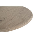 Gray Pine Round Dining Table | Living Essentials Chelsea