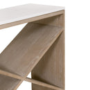 Crisscross Oak Console Table | Living Essentials Cellar