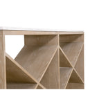 Crisscross Oak Console Table | Living Essentials Cellar