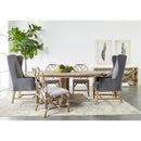 Crisscross Oak Console Table | Living Essentials Cellar