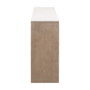 Crisscross Oak Console Table | Living Essentials Cellar