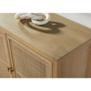 4-Door Gray Cane Media Sideboard | Living Essentials Carina