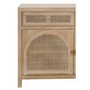 Smoked Gray Oak Media Sideboard | Living Essentials Cane