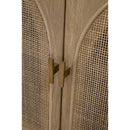Smoked Gray Oak Media Cabinet | Living Essentials Cane