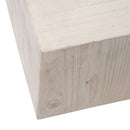Whitewashed Pine Wood Coffee Table | Living Essentials Montauk