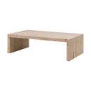 Natural Pine Wood Coffee Table | Living Essentials Reed