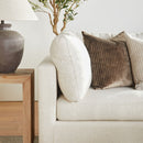 Natural Pine Wood End Table | Living Essentials Reed
