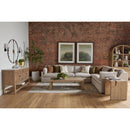 Natural Pine Wood End Table | Living Essentials Reed