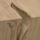 Natural Pine Wood End Table | Living Essentials Reed