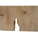 Natural Pine Wood End Table | Living Essentials Reed