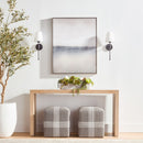 Natural Pine Wood Console Table | Living Essentials Reed