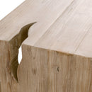 Natural Pine Wood Console Table | Living Essentials Reed