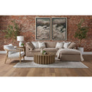 Fluted Pine End Table | Living Essentials Roma